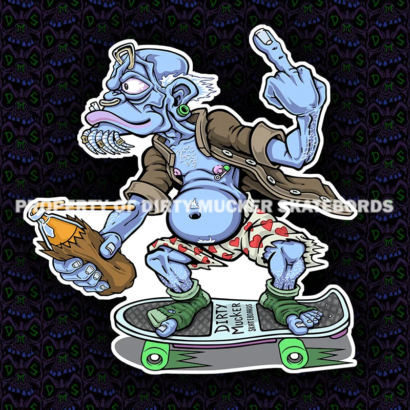 Skateboarding Gordo