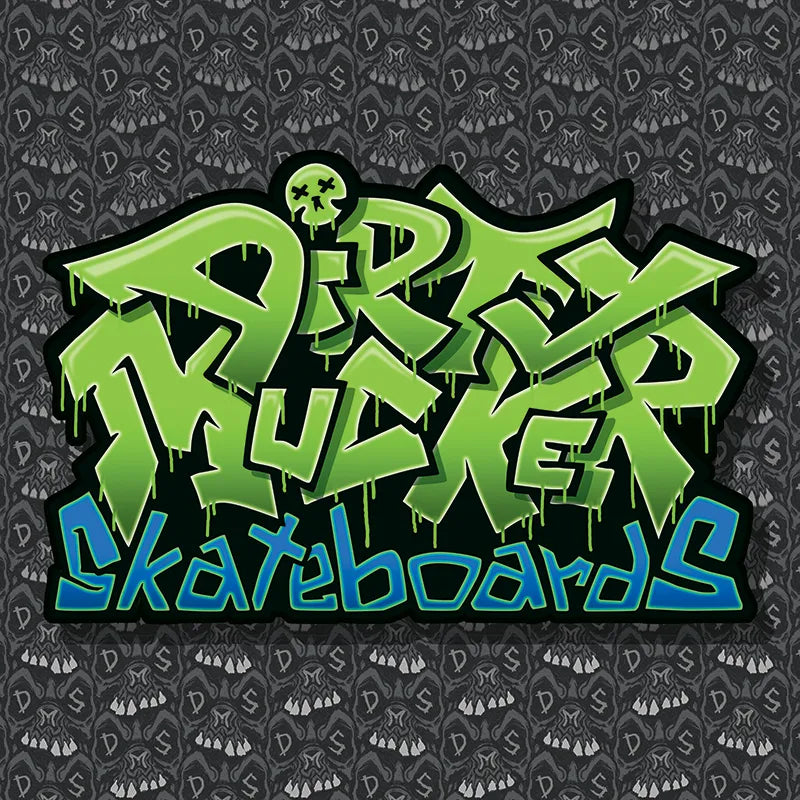 Dirty Mucker Skateboard Graffiti Logo