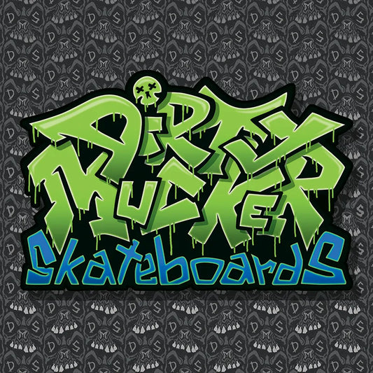 Dirty Mucker Skateboard Graffiti Logo